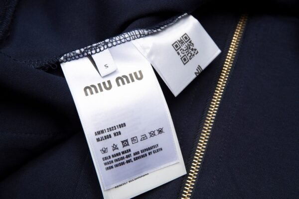 MIU-M cotton hoodie zipper - Image 8