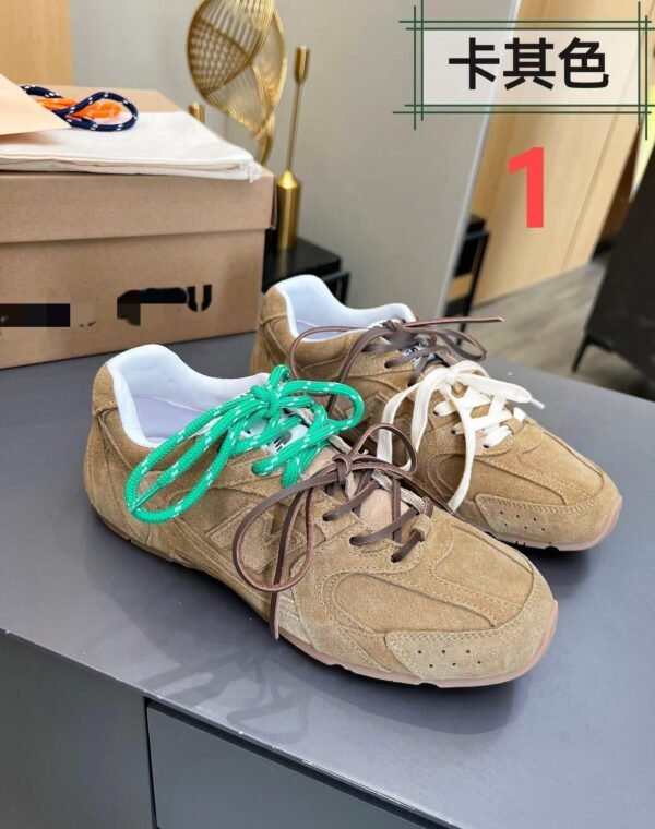 M-MU& NB leather sneakers - Image 2