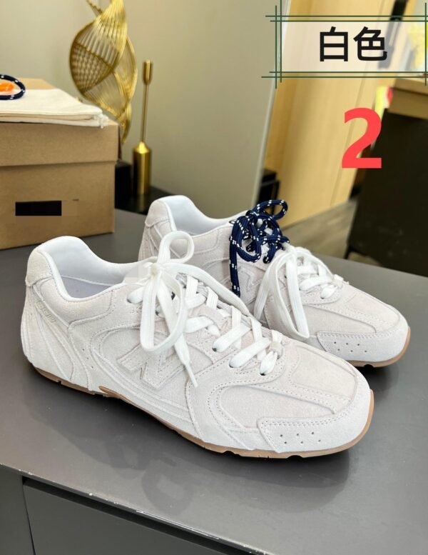 M-MU& NB leather sneakers - Image 3