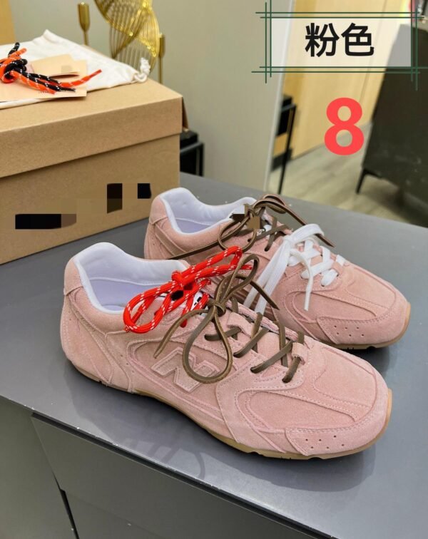 M-MU& NB leather sneakers - Image 9