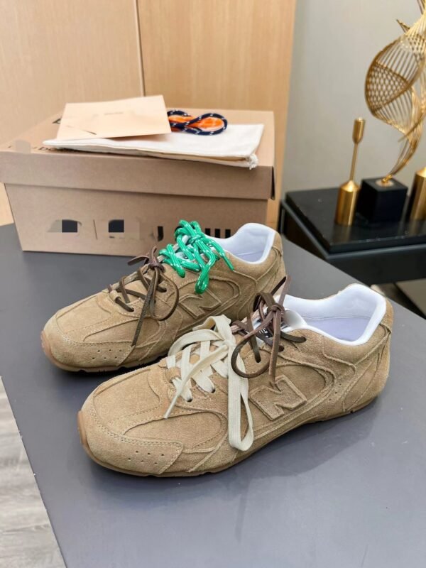 M-MU& NB leather sneakers - Image 13