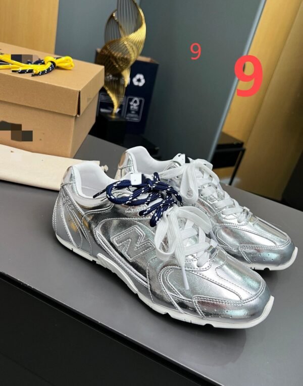 M-MU& NB leather sneakers - Image 10