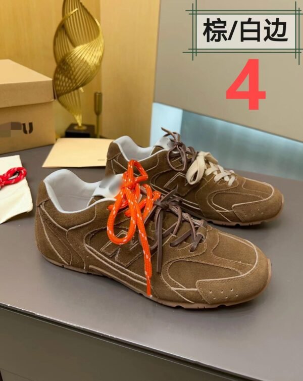 M-MU& NB leather sneakers - Image 5