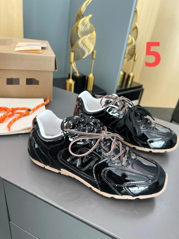 M-MU& NB leather sneakers - Image 6