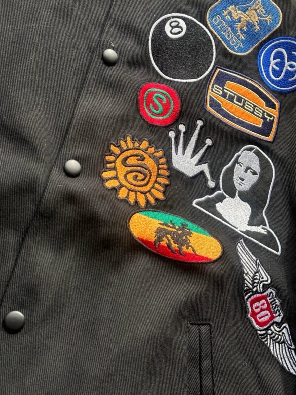 stu-ss Embroidered long sleeve baseball jacket - Image 8