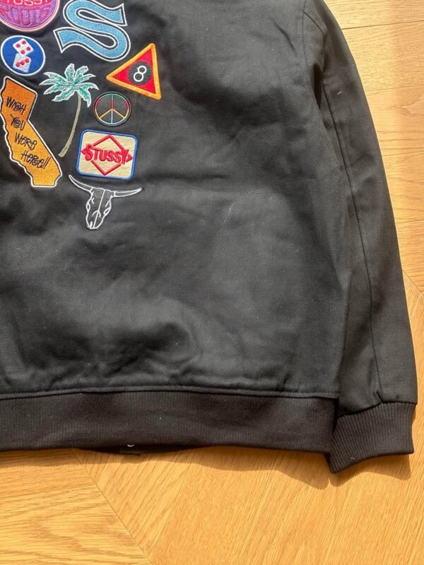 stu-ss Embroidered long sleeve baseball jacket - Image 7