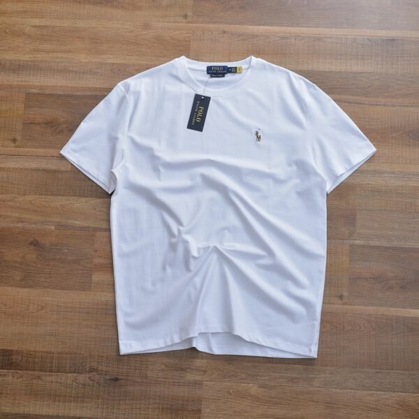 Ralph-la classic polo t-shirt Color three-dimensional logo - Image 3