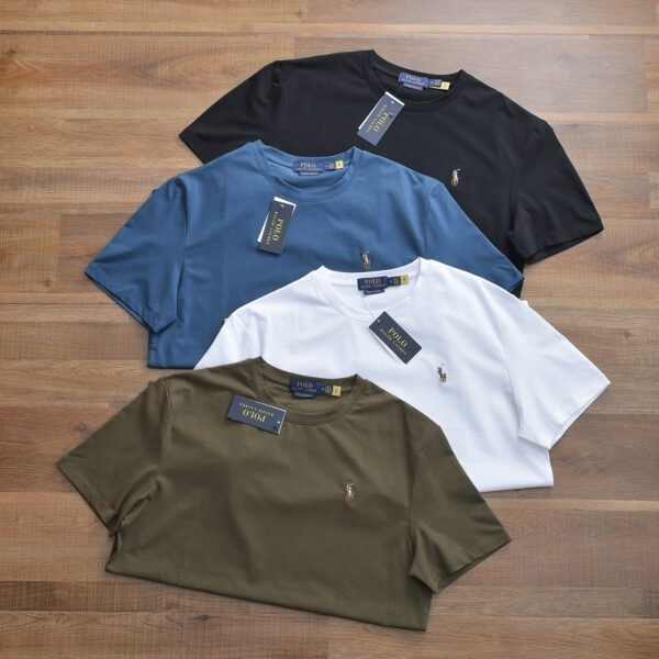 Ralph-la classic polo t-shirt Color three-dimensional logo